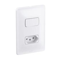 Conjunto Interruptor Simples E Tomada 10A 680112 Pial Zeffia Conjunto Interruptor Simples E Tomada 10A 680112 Pial Zeffia