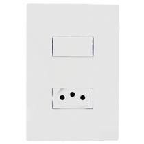 Conjunto Interruptor Simples E Tomada 10A I9 94200 Ilumi