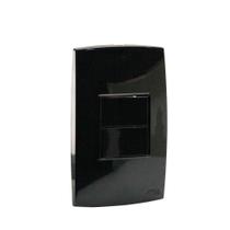 Conjunto Interruptor Simples + Interruptor Paralelo 10A Preto Rubi - Force Line Conjunto Interruptor Simples + Interruptor Paralelo 10A Preto Rubi - Force Line