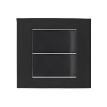 Conjunto interruptor simples paralelo 10a embutir moveis preto pezzi Conjunto interruptor simples paralelo 10a embutir moveis preto pezzi