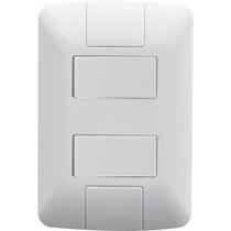 Conjunto Interruptor Simples/Paralelo Tramontina Aria Branco