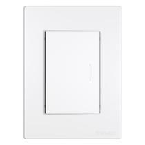 Conjunto Interruptor Simples Tecla Grande 10a 4x2 Linha Classic Entrelux