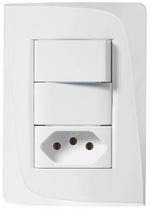 Conjunto interruptor simples + tomada 10a 250v pezzi tendenza 50000 Conjunto interruptor simples + tomada 10a 250v pezzi tendenza 50000