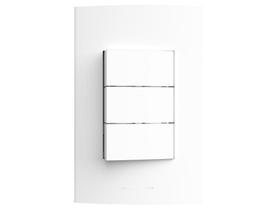 Conjunto Interruptor Simples Triplo Inova Pro 85042 Alumbra