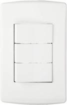 Conjunto Interruptor Simples Triplo Siena 6531 Alumbra