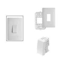 Conjunto Interruptor Simples Vertical 16a Habitat 4x2
