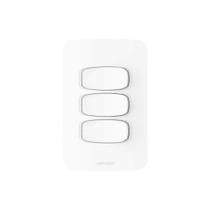 Conjunto Interruptor Triplo 3 Teclas Simples Alumbra Gracia