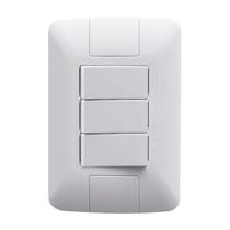 Conjunto Interruptor Triplo Aria 4x2 Tramontina