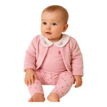 Conjunto Inverno Bebê com Bolero Fleece Conjunto Inverno Bebê com Bolero Fleece