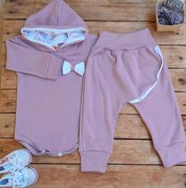 Conjunto Inverno Bebê Menina Encanto Rosé