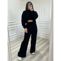 Conjunto Inverno De Frio Pantalona Com Gola Mousse Tricot e Trico Lançamento