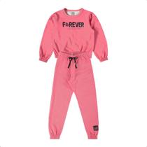 Conjunto Inverno Juvenil Meninas Rosa Boca Grande 43597