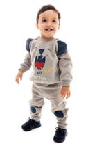 Conjunto Inverno Masculino Infantil Sem Capuz