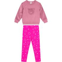 Conjunto Inverno Menina Pelúcia Carinhoso Ref. 117027 Conjunto Inverno Menina Pelúcia Carinhoso Ref. 117027