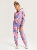 Conjunto Inverno Menina Tulipa Jaqueta Com Capuz e Calça em Moletom Ursinhos Fofinhos