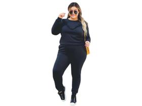 Conjunto Inverno Moda Feminina Plus Size Frio Moda P Ao Xgg