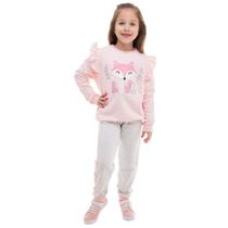 Conjunto Inverno Moletom Feminino Infantil