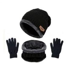 Conjunto Inverno - Touca Cachecol e Luva