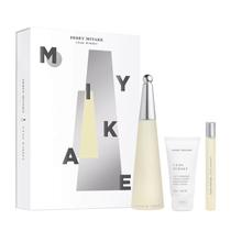 Conjunto Issey Miyake Femino 100ml Eau de Toilette + Coffret 10ml + Shower Gel 50ml Conjunto Issey Miyake Femino 100ml Eau de Toilette + Coffret 10ml + Shower Gel 50ml