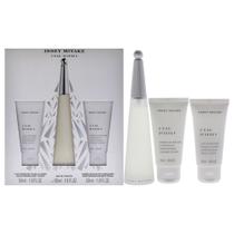 Conjunto Issey Miyake L'Eau d'Issey EDT 50ml + Creme de Banho + Loção Corporal - 3 Peças