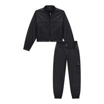 Conjunto Jaqueta Boxy e Calça Preta