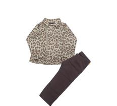 Conjunto Jaqueta Calça Marisol Infantil Onça 10301987 Conjunto Jaqueta Calça Marisol Infantil Onça 10301987