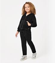 Conjunto Jaqueta Com Capuz e CalçaTrick Nick Preto