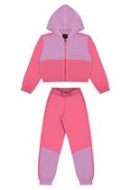 Conjunto Jaqueta Cropped e Calça Infantil Menina Guloseima Conjunto Jaqueta Cropped e Calça Infantil Menina Guloseima
