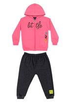 Conjunto Jaqueta e Calça em Moletom Bebê Menina Bee Loop