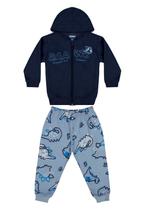 Conjunto Jaqueta e Calça em Moletom Bebê Menino Bee Loop