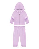 Conjunto jaqueta e calça em plush Lilás Somni Conjunto jaqueta e calça em plush Lilás Somni