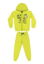 Conjunto Jaqueta e Calça Moletom Infantil Menino Bee Loop