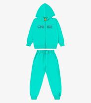 Conjunto Jaqueta e Calça Moletom Rovi Kids Verde