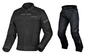 Conjunto jaqueta feminina moto vent shiver tipo x11 texx ronin air tam m + calca impermeavel tam m