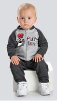 Conjunto Jaqueta moletom com manga e calça molinê infantil bebê Ralakids Conjunto Jaqueta moletom com manga e calça molinê infantil bebê Ralakids