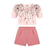 Conjunto jardim encantado feminino rosa milon Conjunto jardim encantado feminino rosa milon