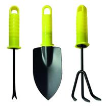 Conjunto Jardinagem 3 Peças Ferramentas Horta Planta Ancinho Pazinha Extrator - Ideia Conjunto Jardinagem 3 Peças Ferramentas Horta Planta Ancinho Pazinha Extrator - Ideia