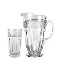 Conjunto Jarra 1,35l e 6 Copos 310ml Romantic Studio Crystal Conjunto Jarra 1,35l e 6 Copos 310ml Romantic Studio Crystal