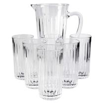 Conjunto Jarra 1L + 6 Copos 320ml Essential Mark Blank Conjunto Jarra 1L + 6 Copos 320ml Essential Mark Blank