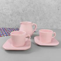 Conjunto Jarra Provençal 3 Peças Rosa Conjunto Jarra Provençal 3 Peças Rosa