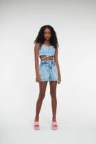 Conjunto Jeans com Amarração