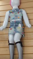 Conjunto jeans feminina infantil Conjunto jeans feminina infantil