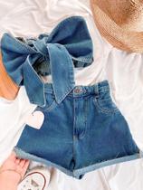 Conjunto jeans feminina