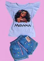 Conjunto jeans moana jovem.