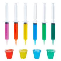Conjunto Jelly Shot Vplus 50 peças: 25 seringas de 45 mL +25 xícaras de 60 mL