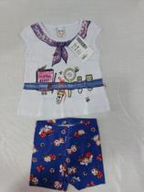 Conjunto joaninha infantil feminino tam MB - Boca grande