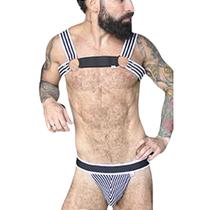 Conjunto Jockstrap e Harness SD Clothing Listrado