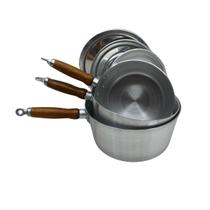 Conjunto/ Jogo 3 Panelas Alumínio Reforçado nº16-18-20cm