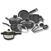 Conjunto Jogo 9Pç Panelas Antiaderentes Teflon Tampa Vidro Conjunto Jogo 9Pç Panelas Antiaderentes Teflon Tampa Vidro