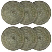 Conjunto Jogo Americano Sousplat Mesclado - 6 Lugares Conjunto Jogo Americano Sousplat Mesclado - 6 Lugares